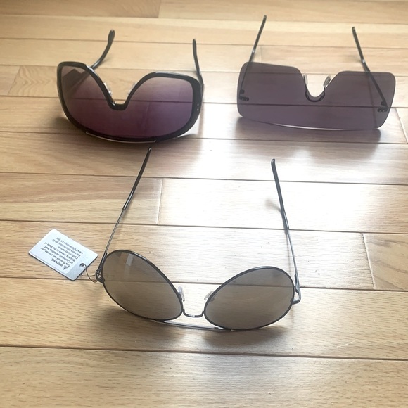 3 PAIRS OF FASHION NOVA WOMENS SUNGLASSES SUPER CUTE NWT & NWOT, NEV… - Picture 4 of 4
